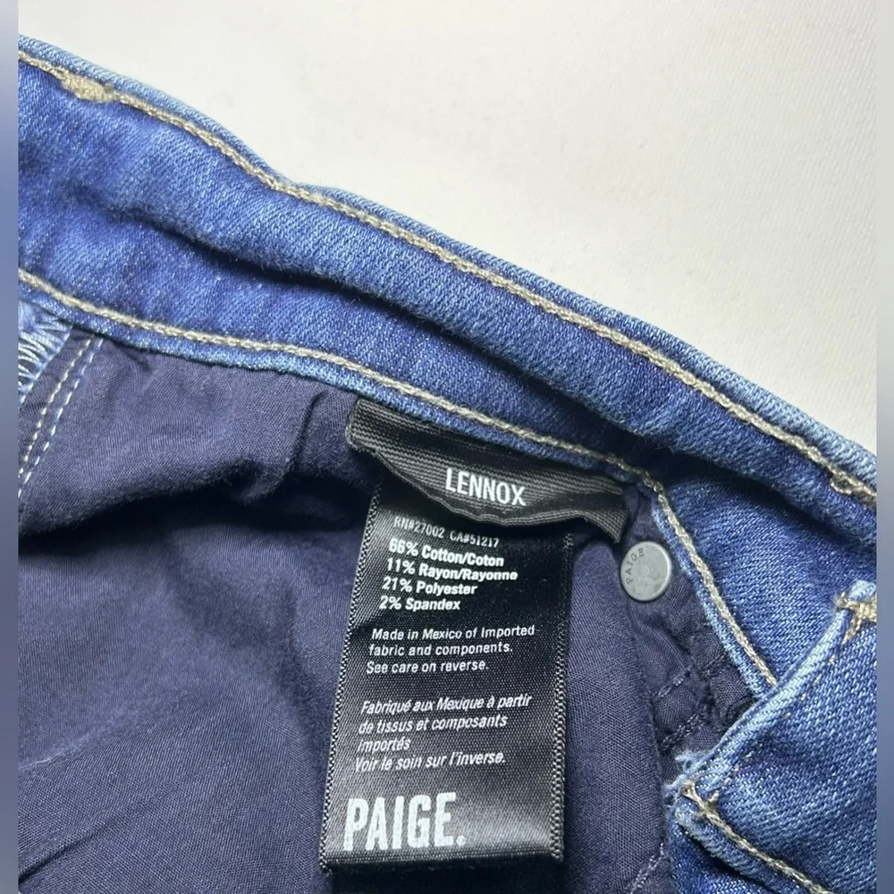 Paige Lennox Men’s Skinny Jeans Dark Wash Size 31 – Premium Stretch Denim